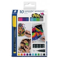 ESTUCHE 10 UDS LUMOCOLOR PERMANENT 318 STAEDTLER 318 C10 (Espera 4 dias)